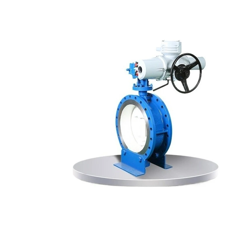 Electric butterfly valve hard seal cast steel flange butterfly valve high temperature resistant stainless steel electric valve