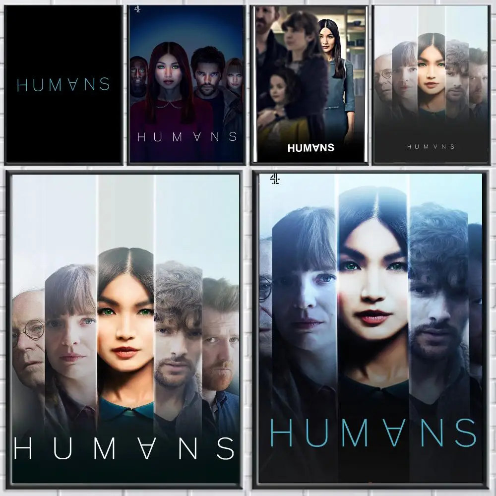 tv series H-Humans-S Poster Peel and Stick Wall Art for Cafe Office Bar and Home Decoration