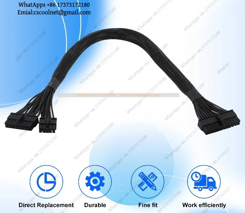 10+18-Pin To 24-Pin Modular Power Cable For Corsair RM550X RM650X RM750X RM850X RM1000X