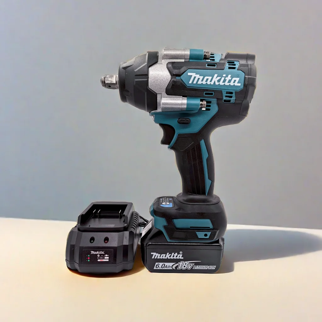 Makita-DTW700 18V Lithium-Ion LXT Brushless Chave de Impacto Sem Fio, Alta Potência, 1000NM, 1/2 Torque, Car Auto Reparação Recarregável