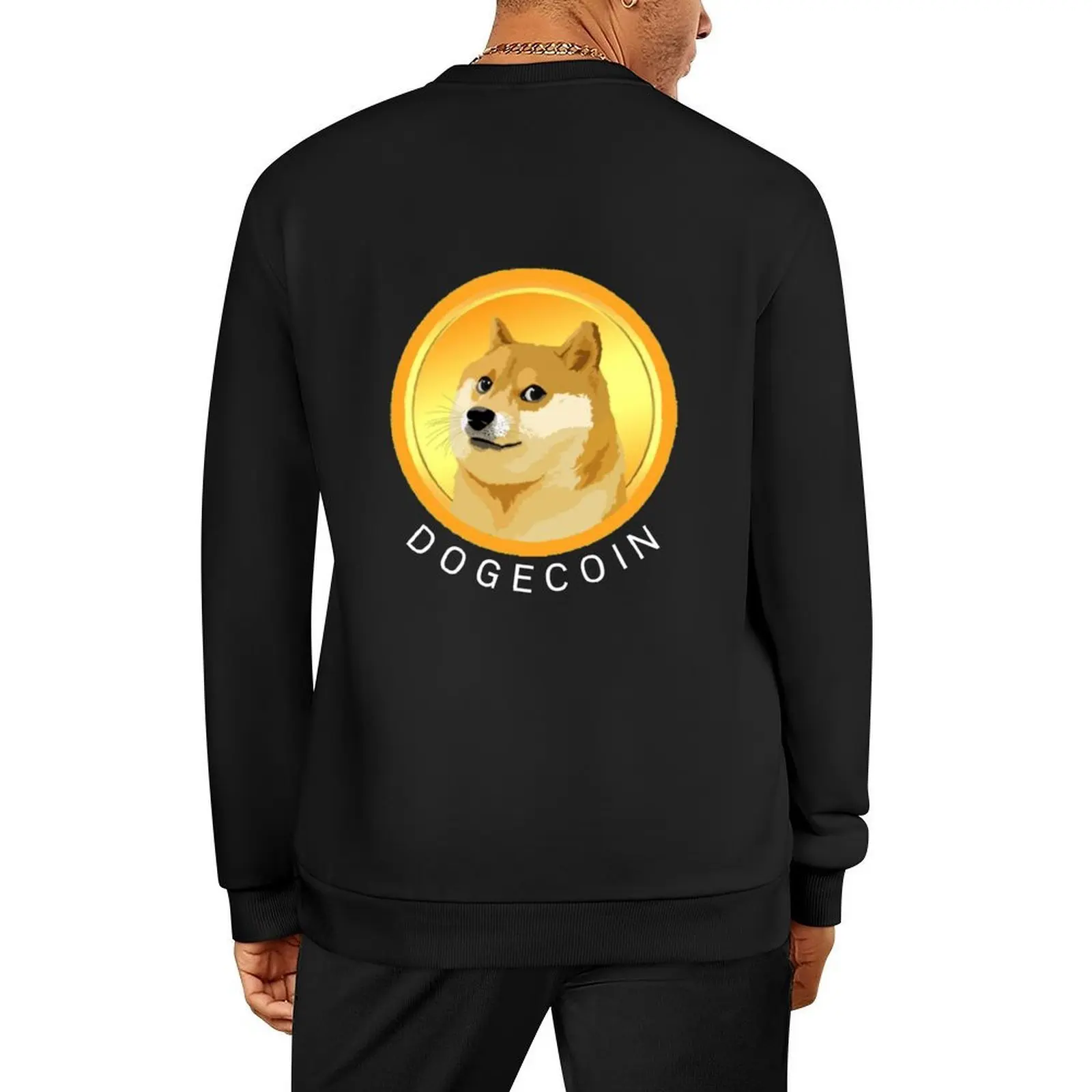 

Dogecoin T-shirt Funny Dog Meme Coin Crypto Currency Doge Pullover men wear korean clothes men's sweatshirts