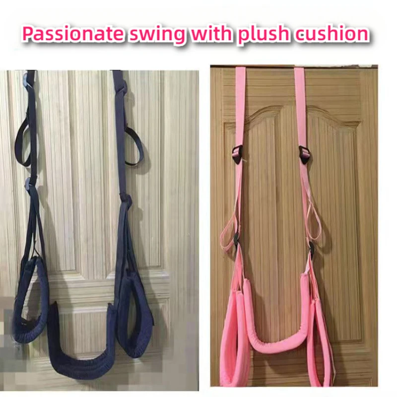 Swing with Seat Cushion stuck on door Adult Sex Accessories Couple Sexual Creativity Female Happy Swing Sex product sex swing