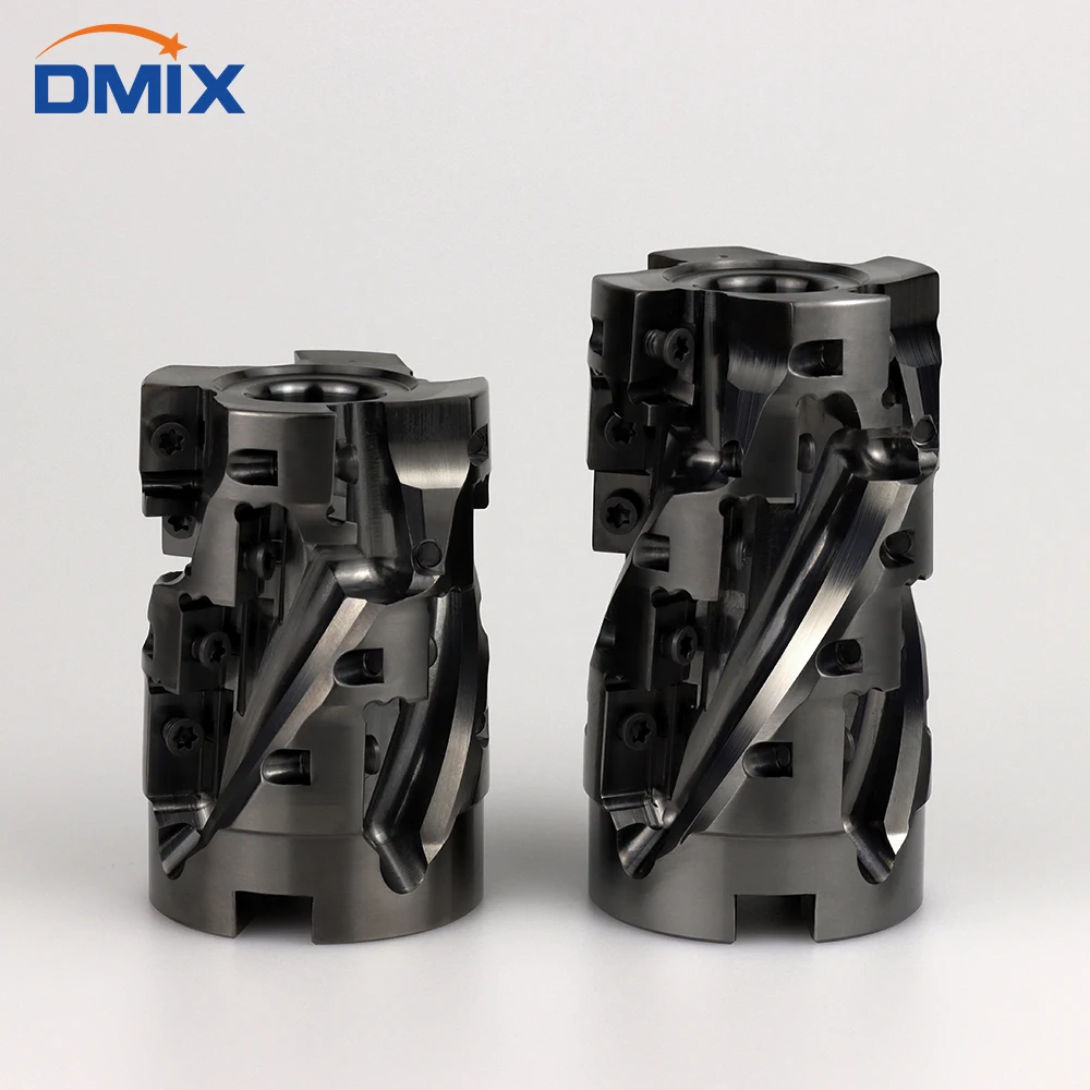 DMIX BAP300R BAP400R Corn Milling Cutter Rod Side Roughing Cutting Spiral Groove Machining Center Tool for APMT1135/1604 Insert