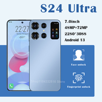 Global Version S24 Ultra Smartphone Snapdragon8 Gen2 16G+1T 7000mAh 48+72MP Android MobilePhone Dual SIM Face Unlock