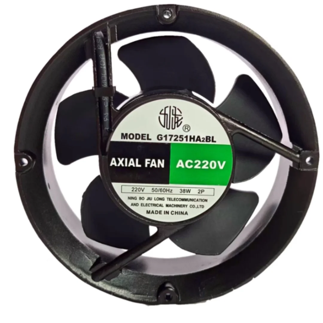 

AXIAL FAN G17251HA2BL AC 220V 38E 172x172x51mm 2-Wire Server Cooling Fan