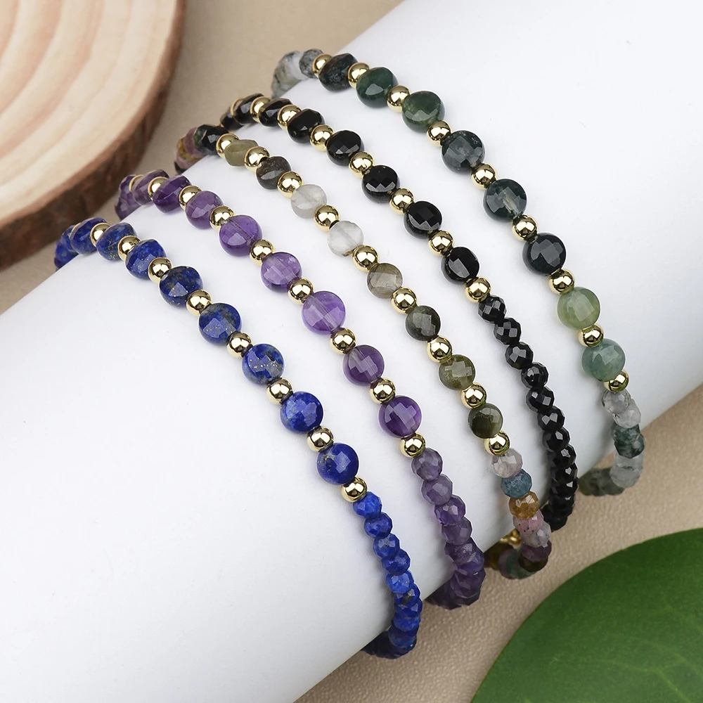 Стильная бижутерия из натурального камня диаметром 4 мм Стильная бижутерия из натурального камня диаметром 4 мм