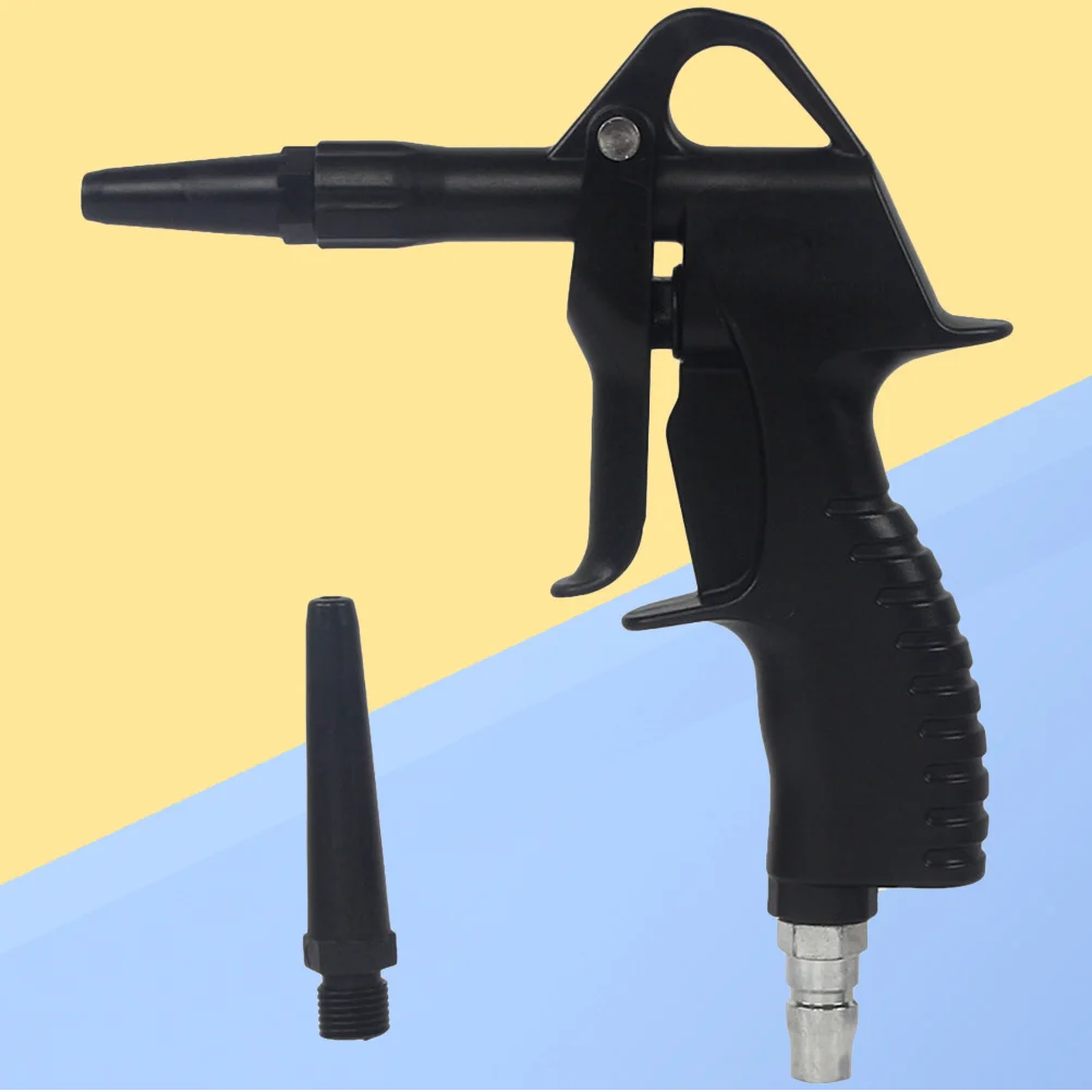 مسدس نفخ هواء أسود عالي الضغط لتنظيف الأثاث ورشة عمل صناعية للتنظيف العميق ونفخ الهواء الداخلي للتنظيف العميق