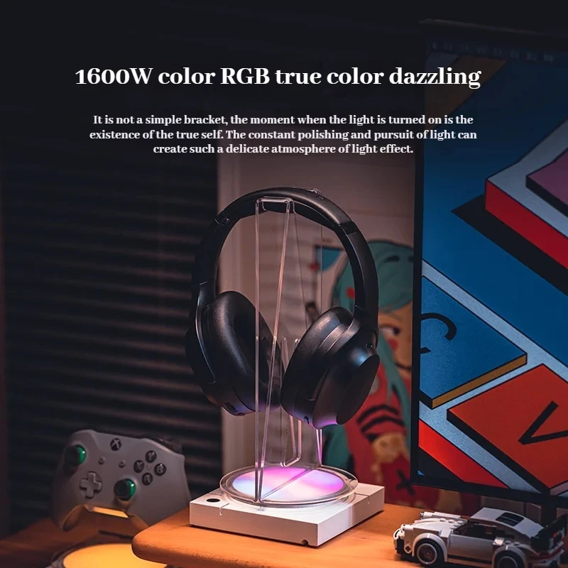 Cololight gamepad Stand Earphone Stand Rgb Base doll Display Atmosphere Light Gaming Table personaliz Decorative Game Accessorie