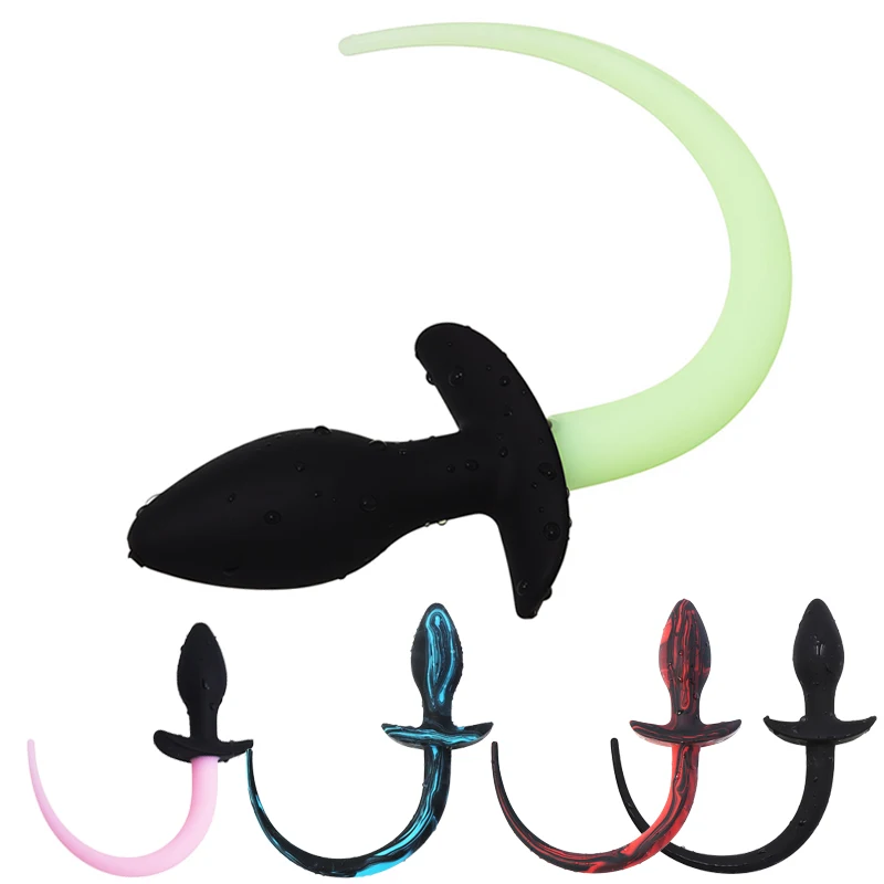 Exotic Accessories Quality Silicone Gecko Tail Anal Plug Prostat Massage Dilator Adult Supplies Butt Plug Sex Toys For Women 18+