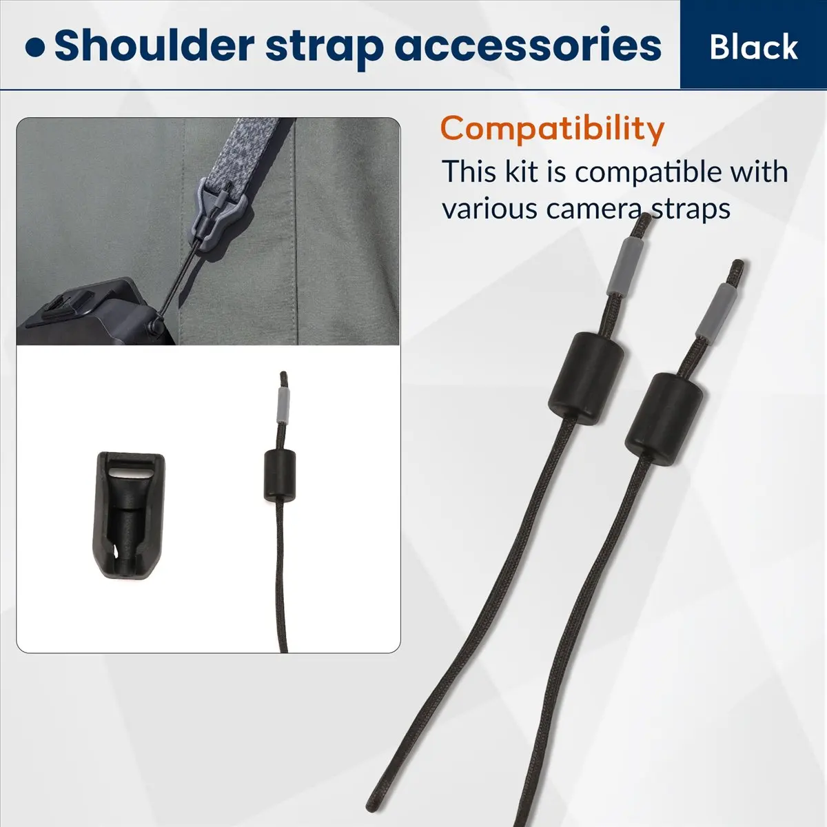 

(A03R) Quick Release Magnetic Buckle Mini Kit for Camera Shoulder Strap Photography Accessory
