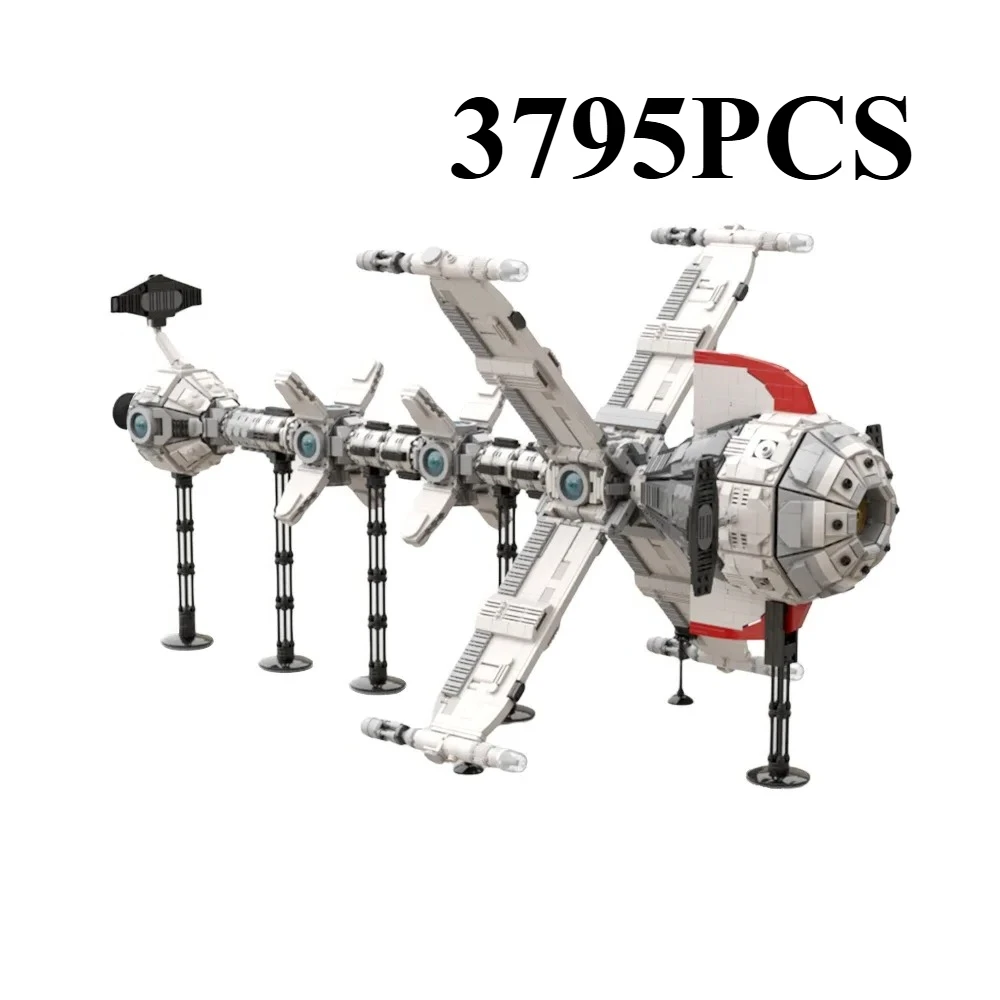 

Набор строительных блоков MOC Comet, космический корабль, высокотехнологичный космический, научная фантастика, анимация, кирпичи, модель, настольный дисплей, подарок для фанатов, 3795 шт.