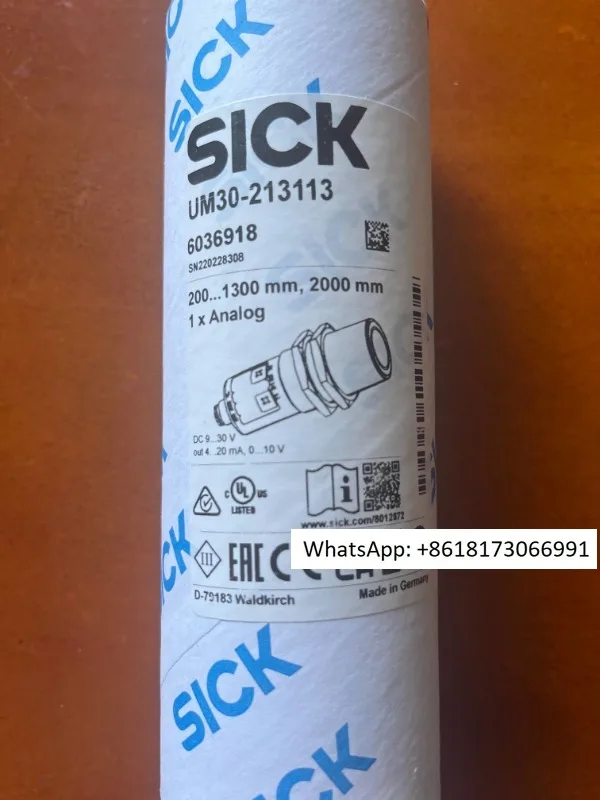 German SICK ultrasonic sensor UM30-213113 6036918 brand new original imported