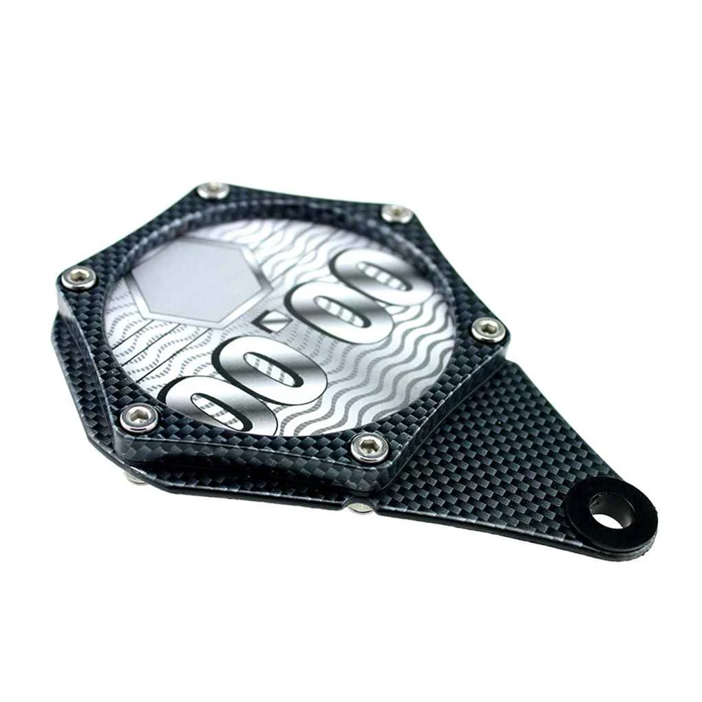 Motorcycle Tax Disc Multicolor Plate Holder Metal Card Hanger Label Holders Scooters Bikes Replacement Parts  Beige