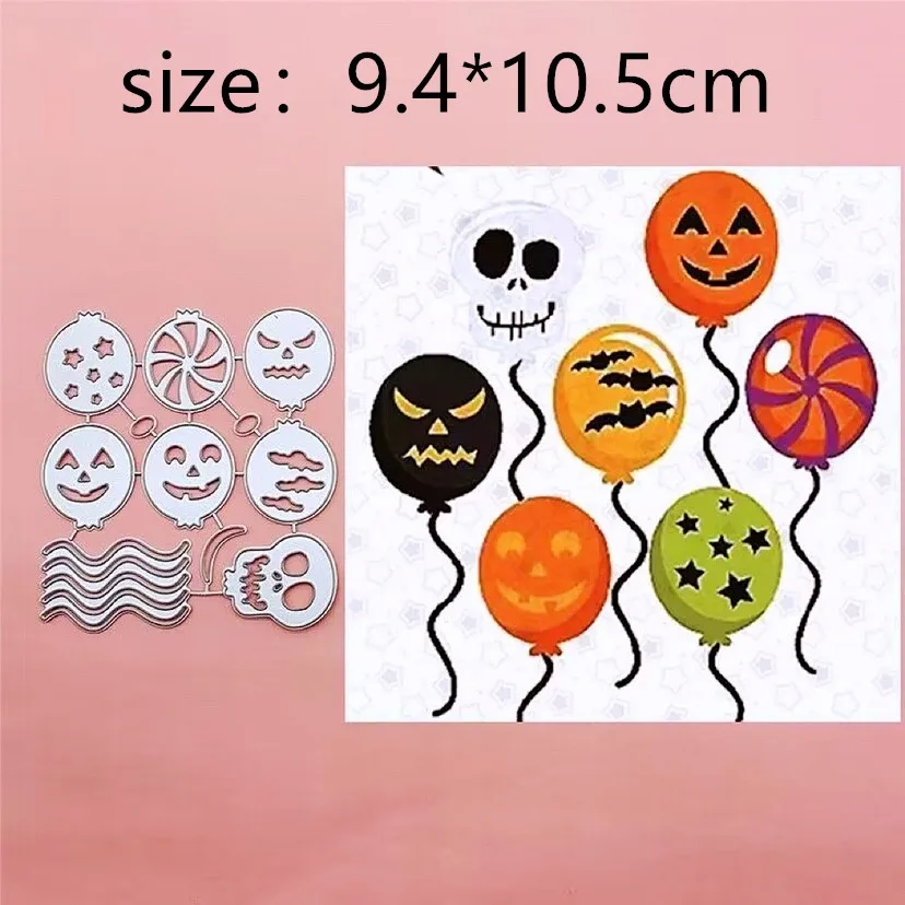 Halloween Castle Frame Skull Boy Metal Cut Dies Stencils for Scrapbooking Stamp/Photo Album Decorative Embossing DIY Paper Cards