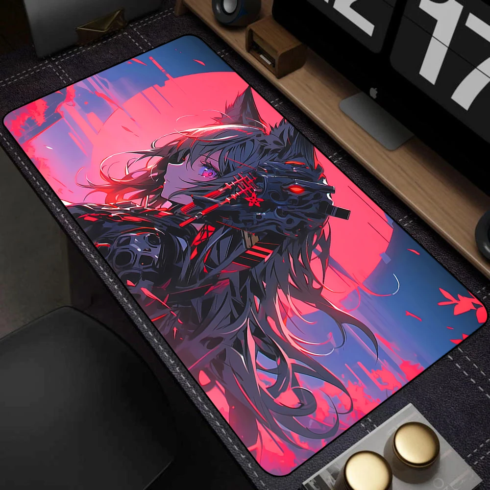 90x40cm Mousepad Large Gaming Computer Keyboard Mouse Pad Soft Carpet Kawaii Mausepad Anime Cute Girl Speed Alfombrilla Raton