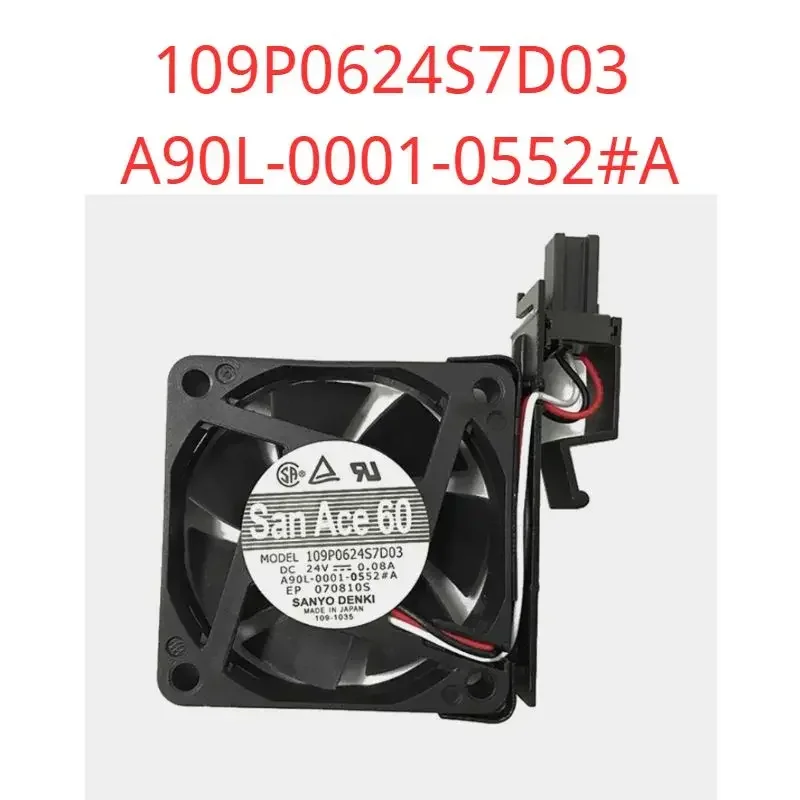 

109P0624S7D03 A90L-0001-0552 # Совершенно новый вентилятор Fanuc с полным комплектом кронштейнов, 24В, 0.08А, 60*60мм.