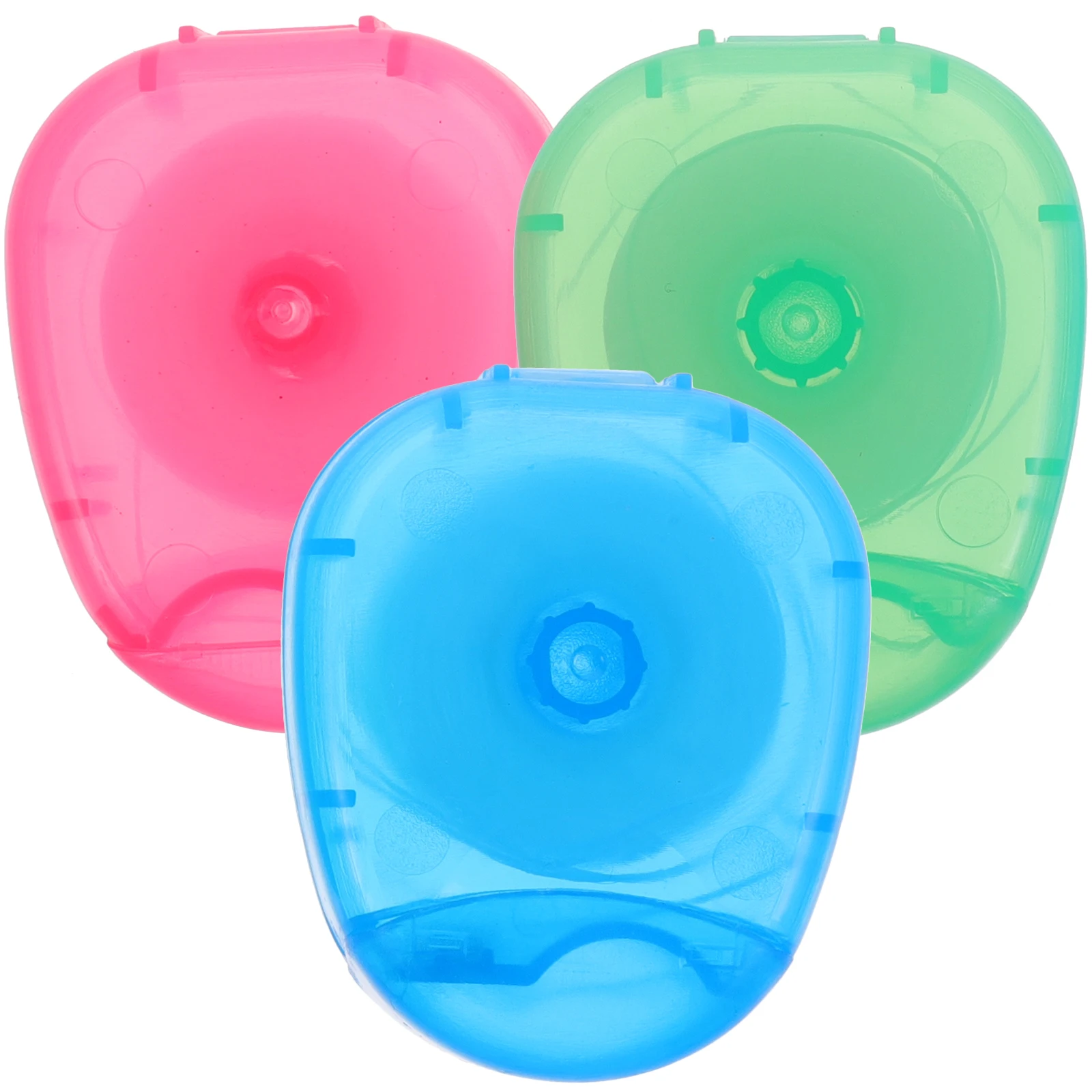 

3Pcs Portable Floss Holder Picks Travel Dental Floss Teeth Cleaning Tools Convenient for Home Hotel Trip Carry Key Ring