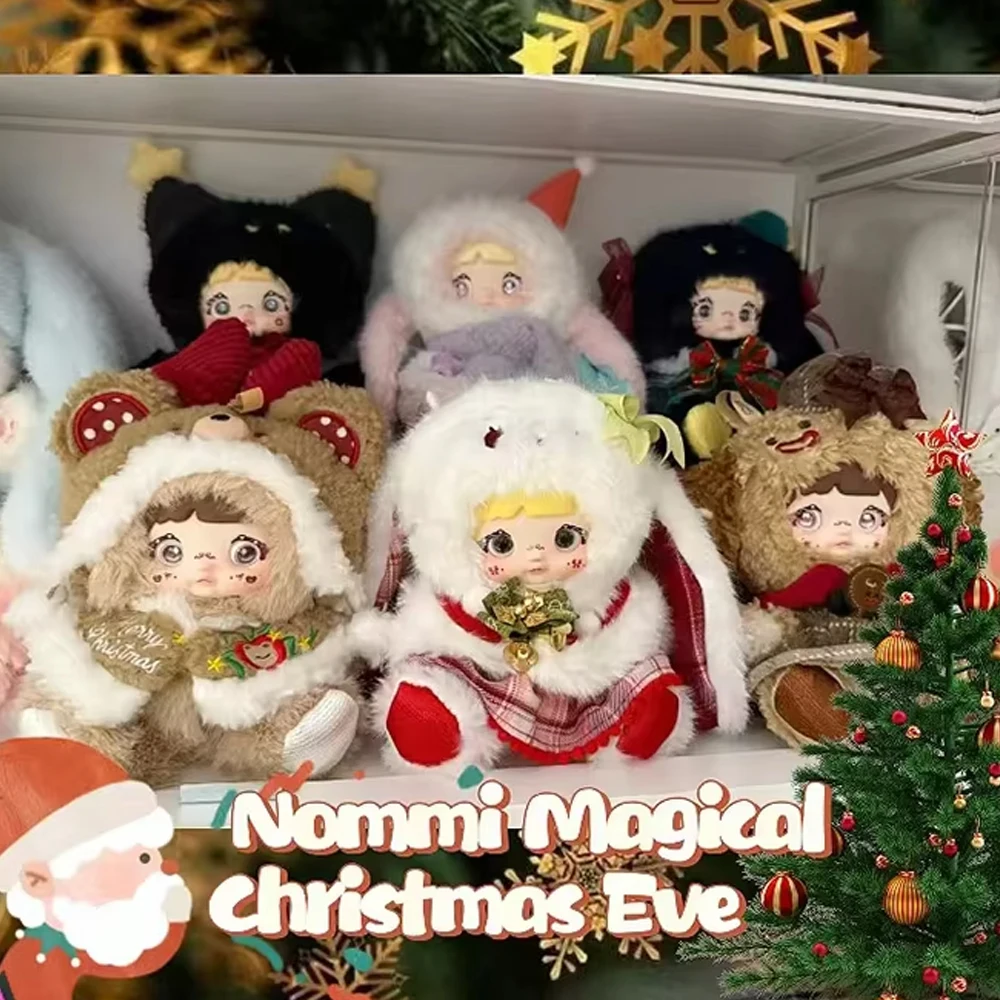 

Nommi Magic Christmas Eve Series слепая коробка милая виниловая кукла загадочная коробка Рождественская кукла сумка кулон игрушки-сюрпризы Рождественский подарок