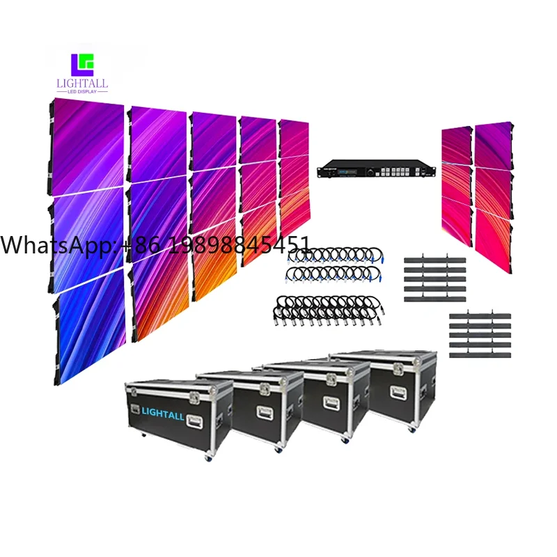 

Waterproof Outdoor Hot Sale Concert Super Market Media Background P1.9 P2.6 P2.9 500x500mm LED Screen Display Rental Led Display