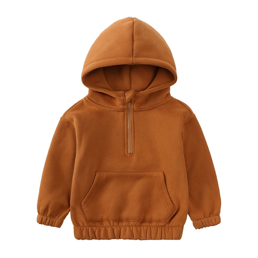1-7y Winter 2pcs Kinder Jungen Kleidung setzt warme Anzüge Baumwolle Fleece Kapuzen pullover Jogging hose Kinder Set Mädchen Trainings anzug Sporta nzug – Detail 5