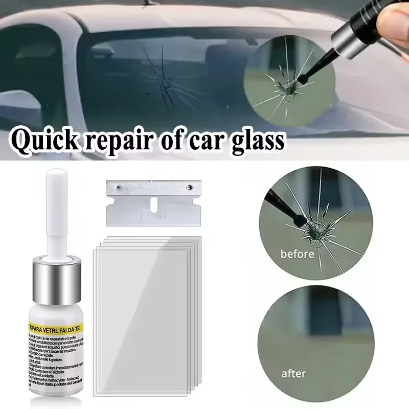 DIY Auto Window Scratch Crack Restore Car Windshield Cracked Repair Tool Upgrade Auto Glass Repair Fluid for Car Accessories