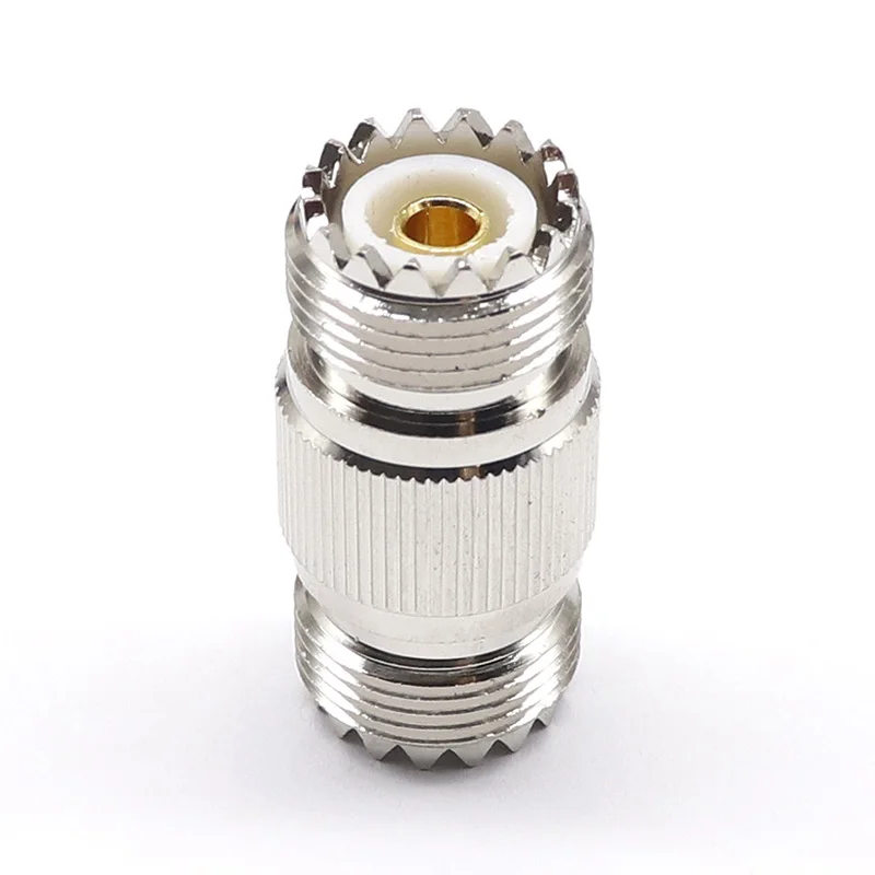 RF adapter SL16-KK UHF-KK M female straight-through head Female to female straight-through head All copper gold-plated needle