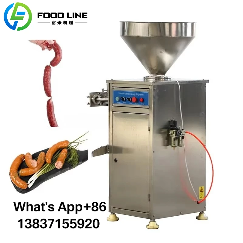 

Автоматическая электрическая вертикальная машина для изготовления колбас Vevor из нержавеющей стали с функцией фаршемешалки и мясорубки для свинины