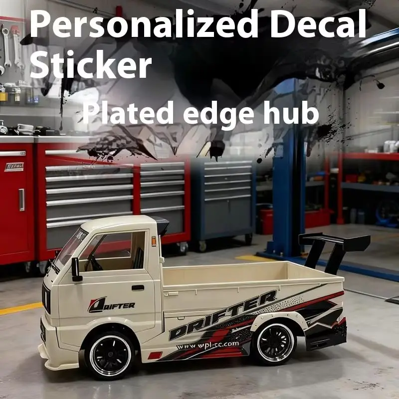 

Wpl D14s Brushless Remote Control Drift Car Rc 4x4 Off-Road Mini Truck High-Speed Toy Car Model For Kid Boys' Toys