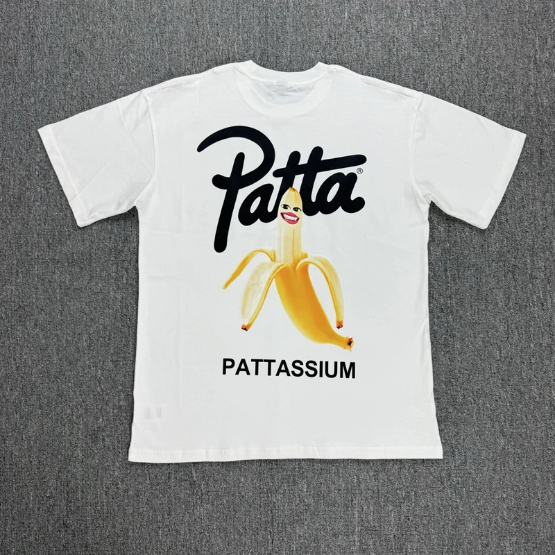 Men's PATTA T-shirt Short Sleeve Summer New Colored Pattern Print Loose Breathable Cotton Patta Top Tee