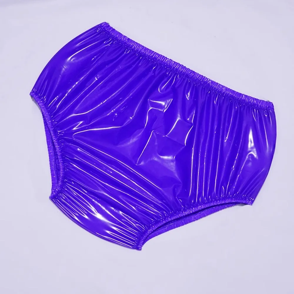 Plastic Panties Transparent Pant Soft PVC High Elastic Men Women Unti-Leakage Loose Large Size Fat Adult Sexy Fashion Briefs New
