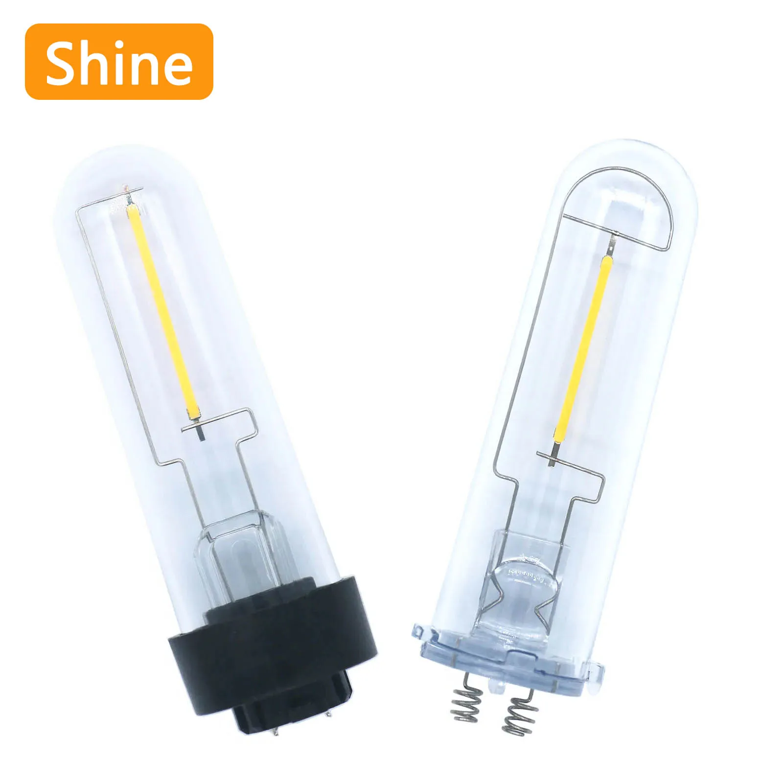 

LED Edison Bulb Lamp Tube DC3V Light Source Solar Plastic Bulb Light Source Filament Lamp 3000K Color Temperature Accessories