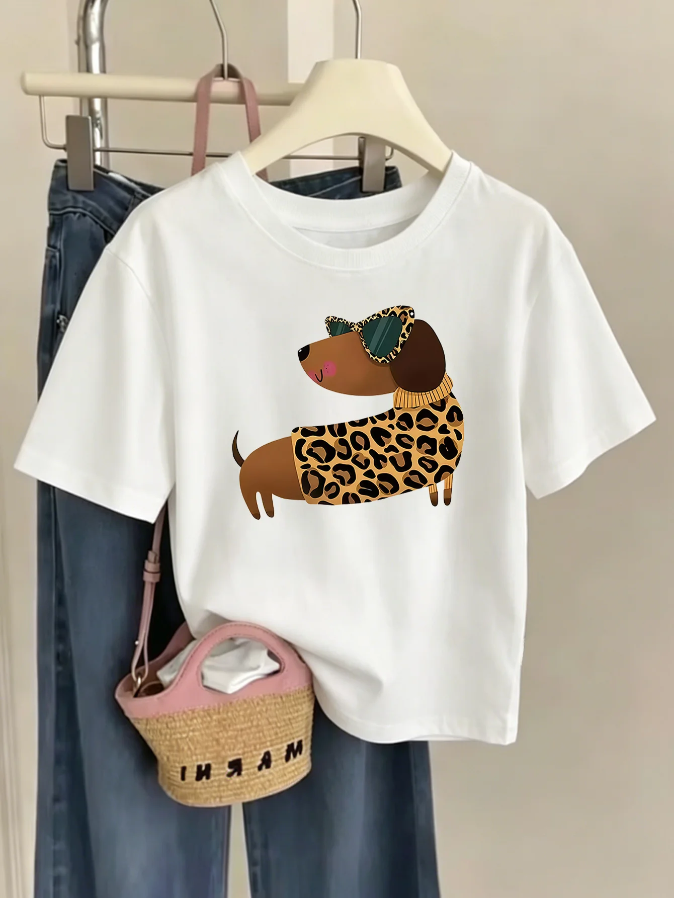 Kids Cute Hand Painted Owl On Branch Graphic Tee Boys Girls Family Matching Short Sleeve Forest Animal Casual Everyday T Shirt