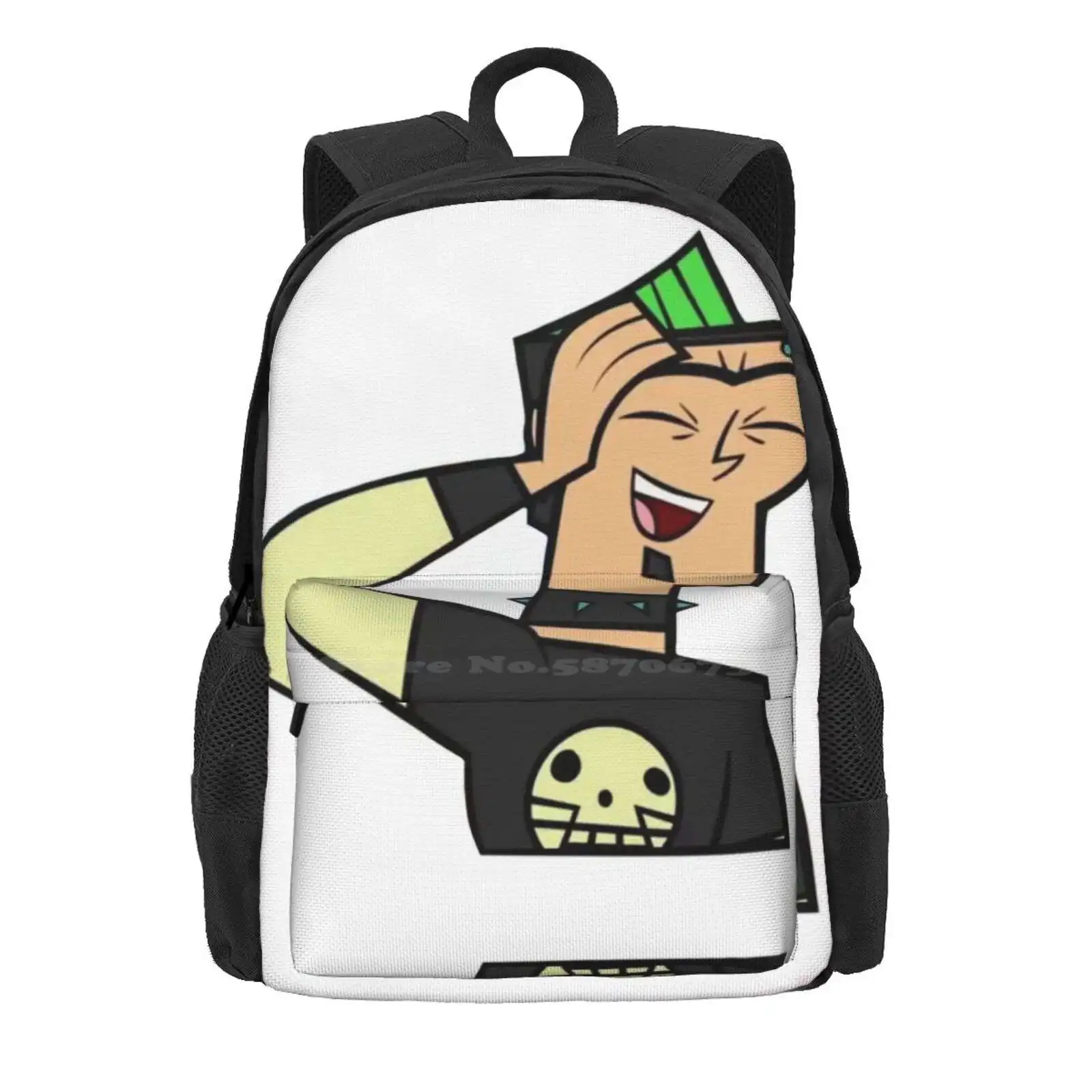 Duncan - Total Drama Hot Sale Schoolbag Backpack Fashion Bags Total Drama Island All Star Duncan Gwen Cartoon Tv 2000 Emo Punk