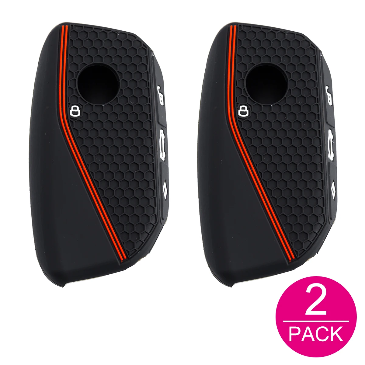 2x Silicone Car Key Fob Cover Case Holder Keychain For BMW iX1 iX2 iX XM X1 X2 X3 X5 X6 X7 M5 i5 i7 2 5 Series Touring F74 U06