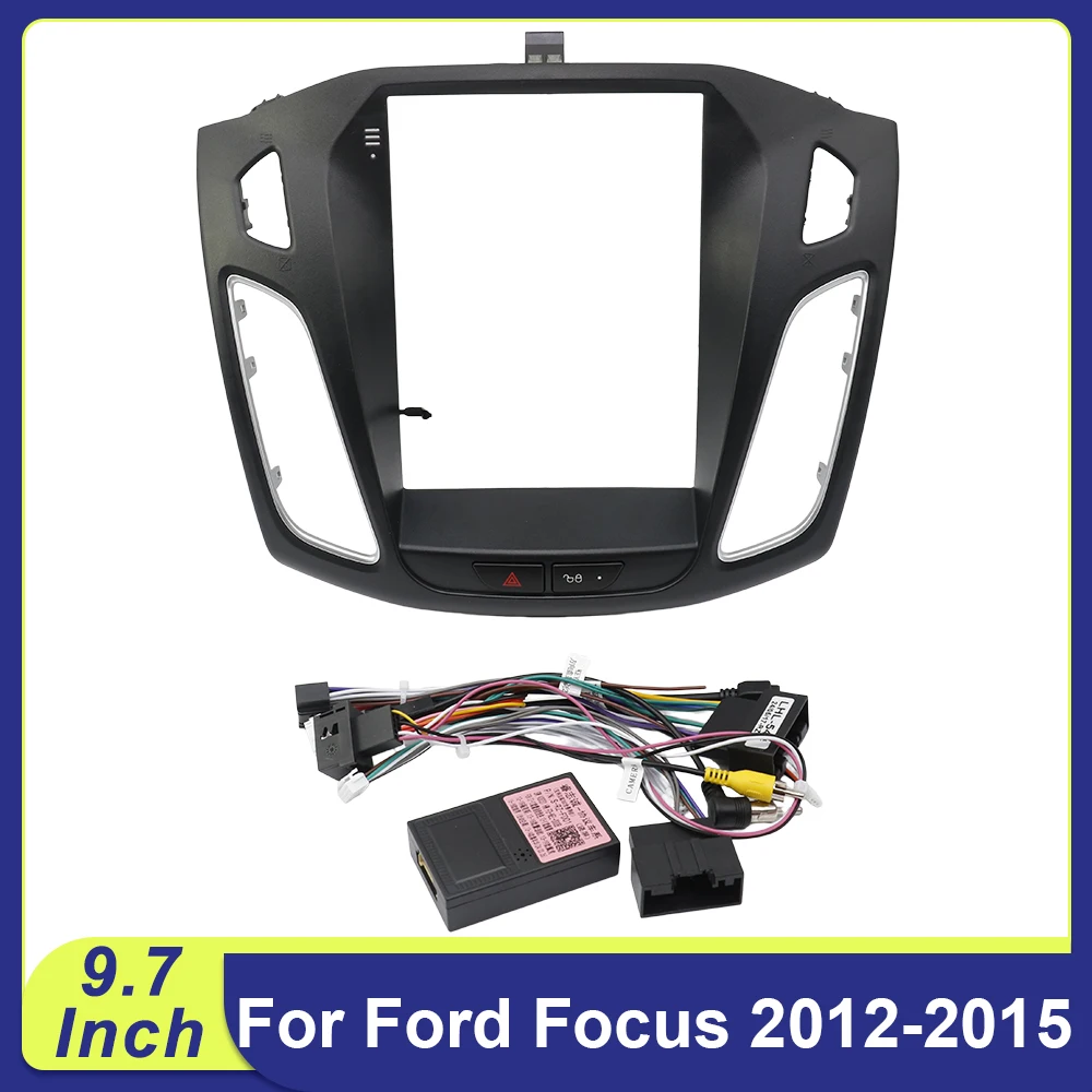 

"9.7 Inch'' Car Android 2Din Car Stereo for Ford Focus 2012-2015 GPS WiFi Touchscreen MP5 Player Fascia Panel Included"