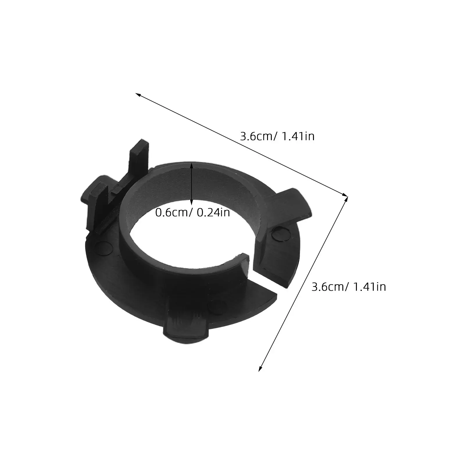 10Pcs Bulb Holder Adapter Secure Fix Bracket Car Headlamp Socket Retainer H7 Bulb Mounting Adapter LED Base