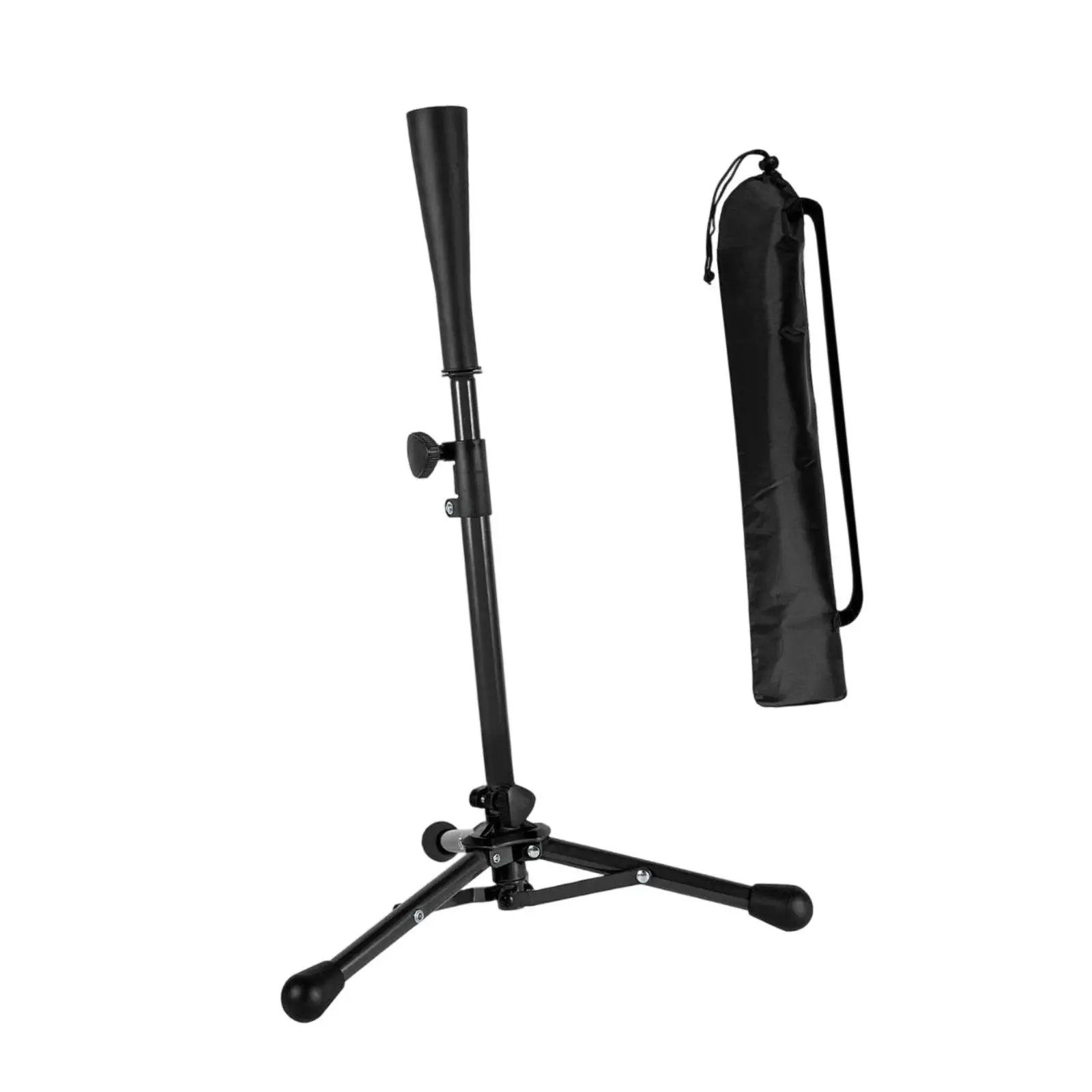 Baseball Batting Tee Adjustable Tripod Stand for Practice Softball Hitting Tool with Carry Bag for Travel