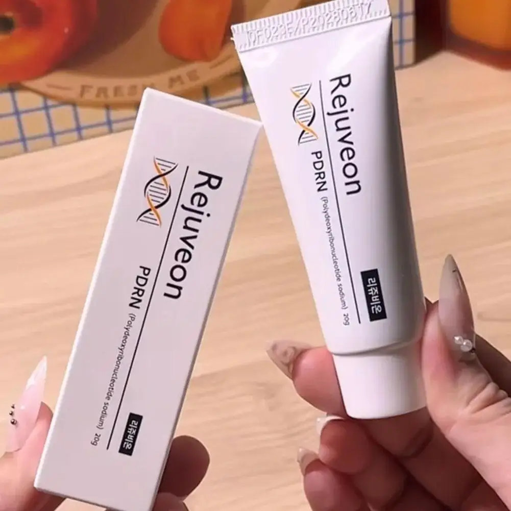 PDRN Salmon Repair Cream 20g Portable Refreshing Hydrating Soothing Facial Skin Care Cream Rejuvenate Firming Moisturizer New