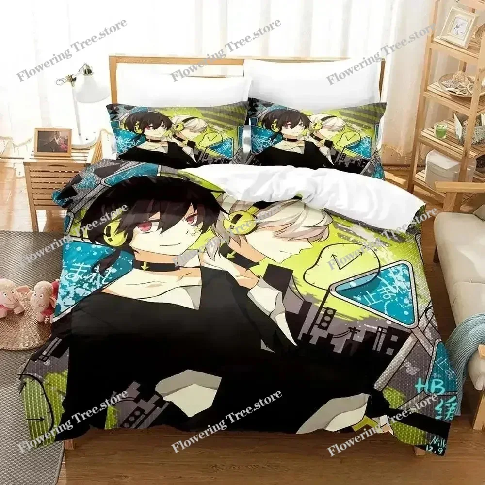 Kagerou Project Bedding Set Single Twin Full Queen King Size Bed Set Adult Kid Bedroom Duvet cover Sets 3D Anime Bed Sheet Set02