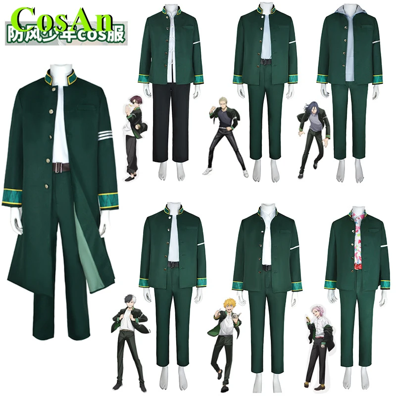 CosAn WIND BREAKER yingyao/Su Fang falcon fly/Yui Akihiko Cosplay Costume All Staff High School Uniform Role Play Clothing