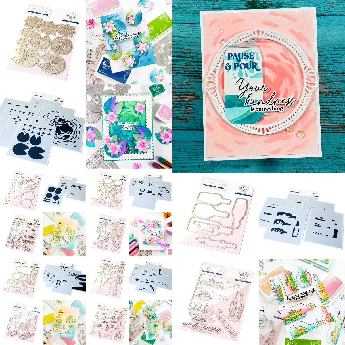 Sippable Scenes Stamp 2025 New Cutting Dies Stencil For DIY Scrapbooking Crafts Maker Photo Album Template Handmade Decoration