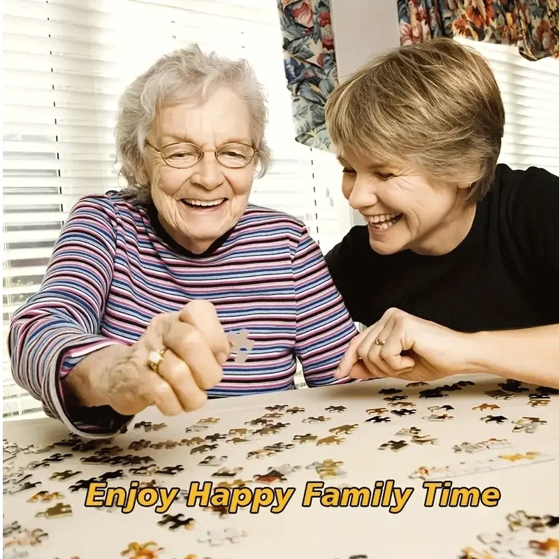 Puzzle tigre/lion/chat pour adultes, 500/1000 pièces, adapté aux jeux de casse-tête 500 et 1000 pièces, jeux familiaux, Birt