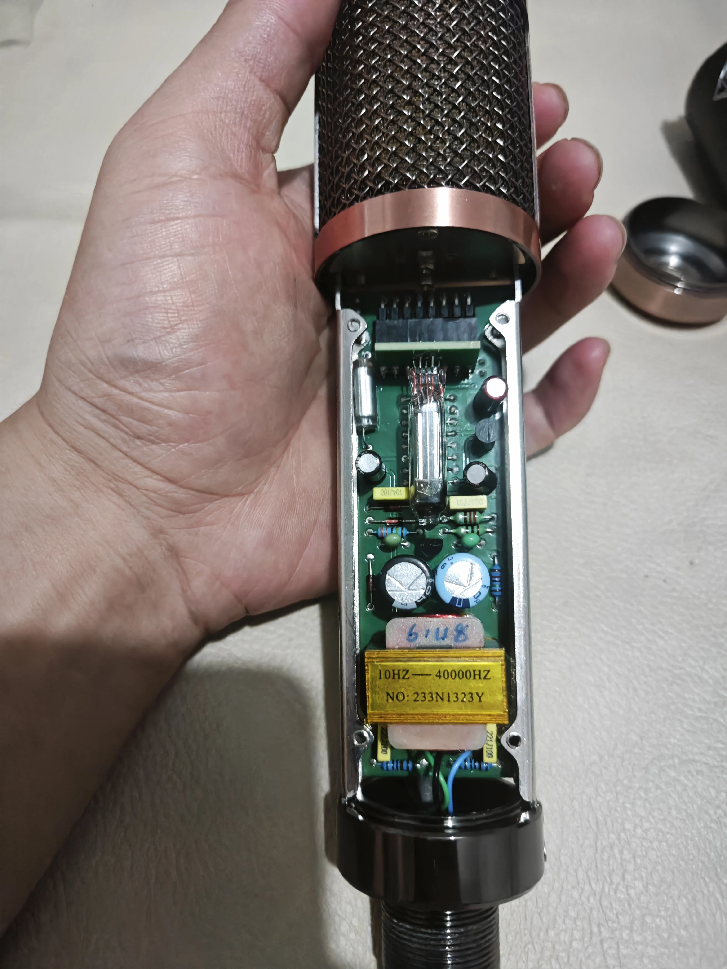 

Top-notchDIY professional tube microphone ELAM-TF51,the first to feature 48V drive,is designed for professional recording studio