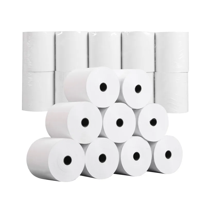Cash register paper 57x50mm thermal paper suitable for thermal receipt printers widely used in various industries