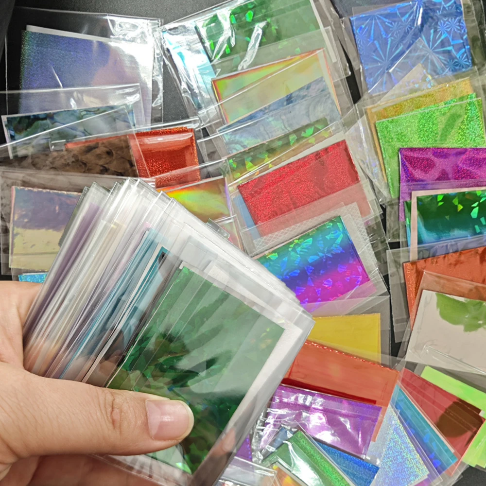 10 rouleaux/boîte 3D mixte HelloKitty Kuromi feuille d'ongle autocollant Kawaii coloré Kitty autocollant d'ongle dessin animé noir violet Kuromi curseur d'ongle