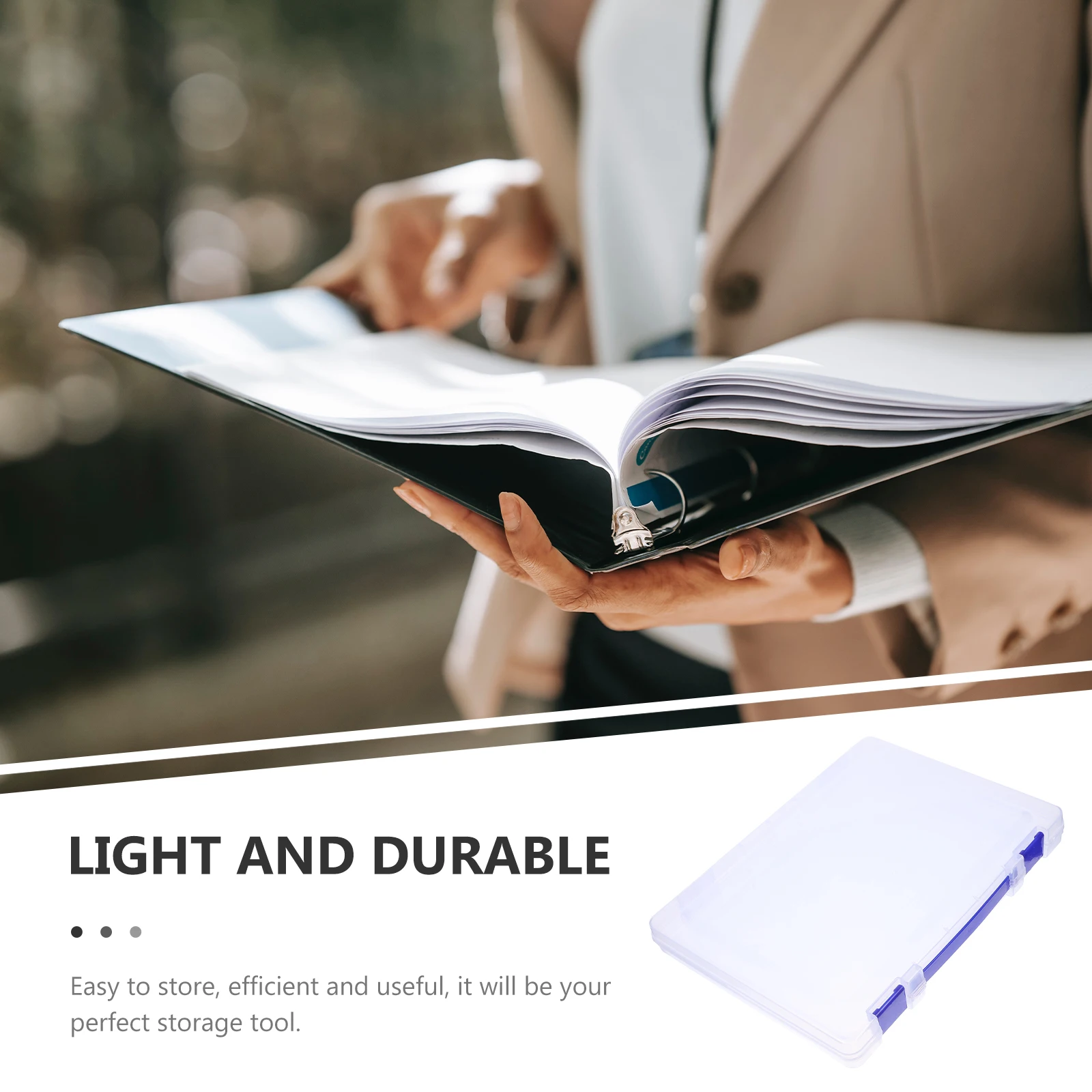 

File Household Paper Organizer Multi-Function Desktop Storage Box Office Supplies Study Accessories Wear-Resistant Pp