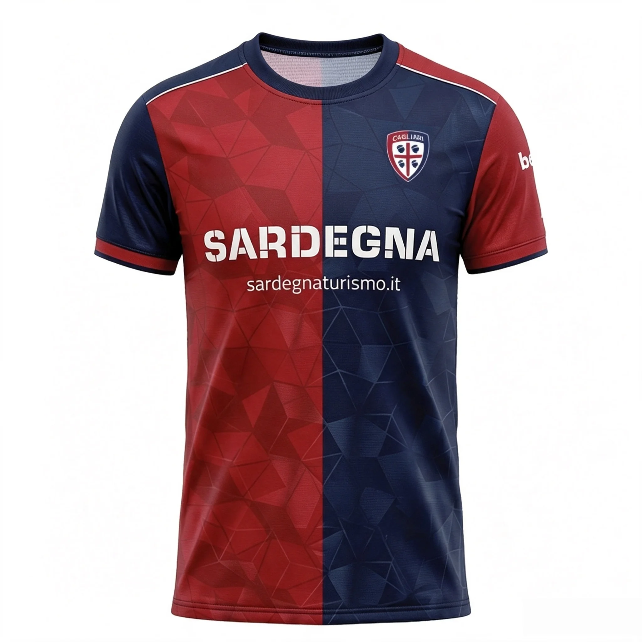 2026 Cagliari 3D-Druck Fußballtrikot Herren Damen Sommer Sport Oversize T-Shirt Atmungsaktiv Schnelltrocknend Streetwear Kleidung – Detail 3