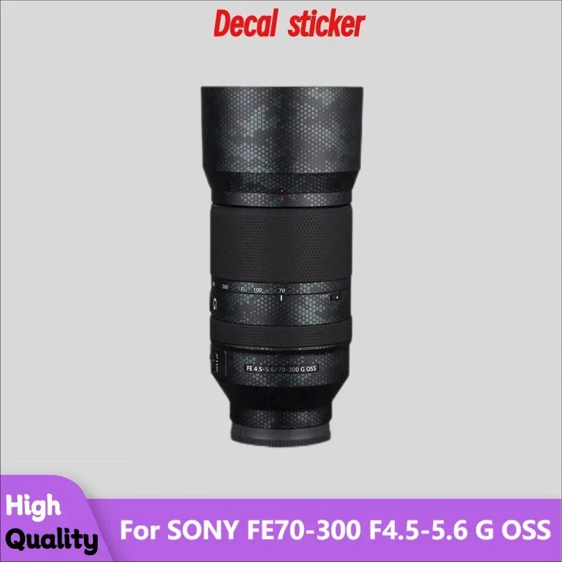 

Для SONY FE70-300 F4,5-5,6 G OSS объектив, наклейка на корпус, защитная наклейка на кожу, виниловая пленка, защитное покрытие от царапин
