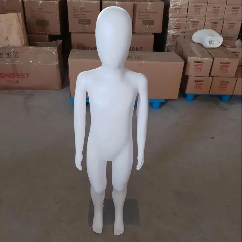 Children Full Body Mannequin Multi Color Kids Clothing Display Rack Egg Head Model For Store Window Dress Form Prop
