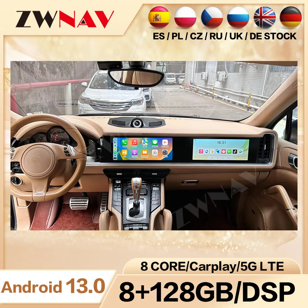 Carplay For Porsche Cayenne 2010 2011-2017 Android Car Radio Stereo Multimedia Video Player GPS Auto Navigation Wireless DSP BT